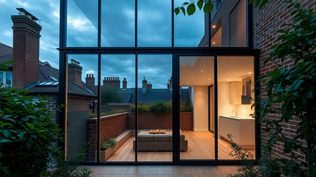 Glass Extension Walls Dulwich